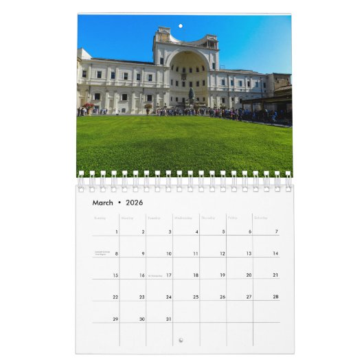 Vaticaanmusea Rome Kalender (Mar 2026)