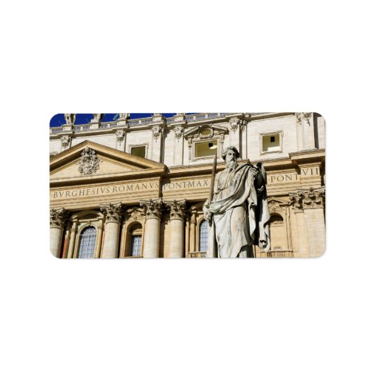 Vaticaanmuseum Etiket (Voorkant)