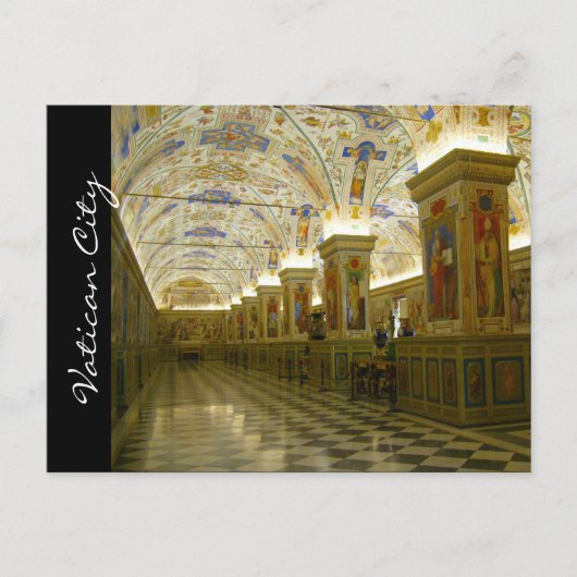 vaticaanmuseum luxe briefkaart (Voorkant)