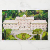 Vaticaans schilderij voedselcontainer etiket (Enkel label)