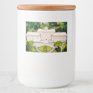 Vaticaans schilderij voedselcontainer etiket