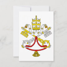 Vaticaans Wapen Heilige kaart