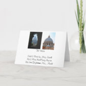 Vaticaans Wenskaart Kaart (Achterkant)