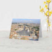 Vaticaans Wenskaart Kaart (Gele Bloem)