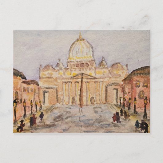 Vaticaanse ansichtkaart briefkaart (Voorkant)