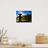 Vaticaanse fonteinborder poster (Keuken)