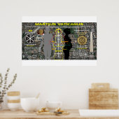 Vaticaanse Marsster Kaart-4 Poster (Keuken)