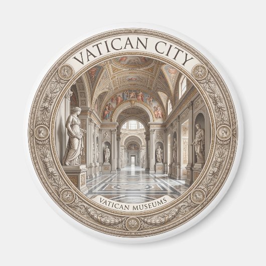 Vaticaanse Musea Magneet (Voorkant)
