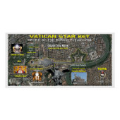 Vaticaanse sterrenkaart perfect poster (Voorkant)