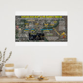 Vaticaanse sterrenkaart poster (Keuken)