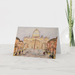 Vaticaanse wenskaart kaart