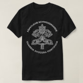 Vaticaanse Zwitserse Garde Guardia Svizzera Tshirt (Design voorkant)