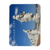 Vaticaanstad basiliek beelden uitzicht koelkastmag magneet (Verticaal)