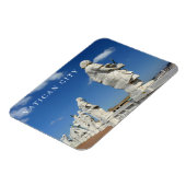 Vaticaanstad basiliek beelden uitzicht koelkastmag magneet (Linkerzijde)