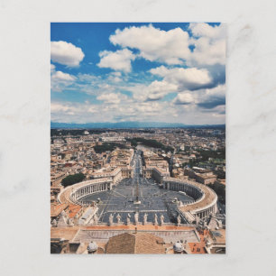 Vaticaanstad bovenaan uitzicht briefkaart