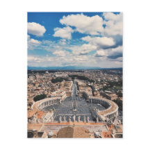 Vaticaanstad bovenaan uitzicht