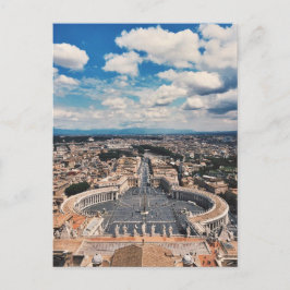 Vaticaanstad bovenaan uitzicht briefkaart