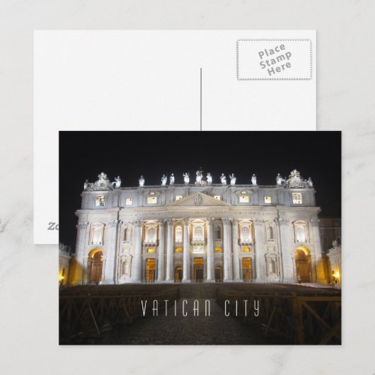 Vaticaanstad Briefkaart (Voorkant / Achterkant)