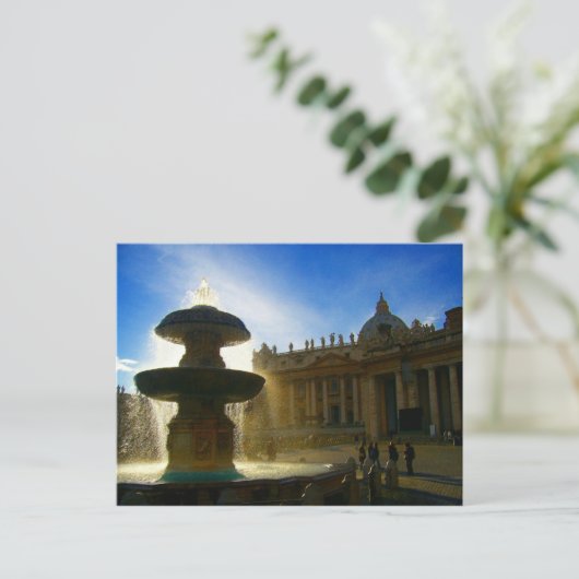 vaticaanstad briefkaart (Staand voorkant)