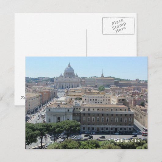 Vaticaanstad Briefkaart (Voorkant / Achterkant)