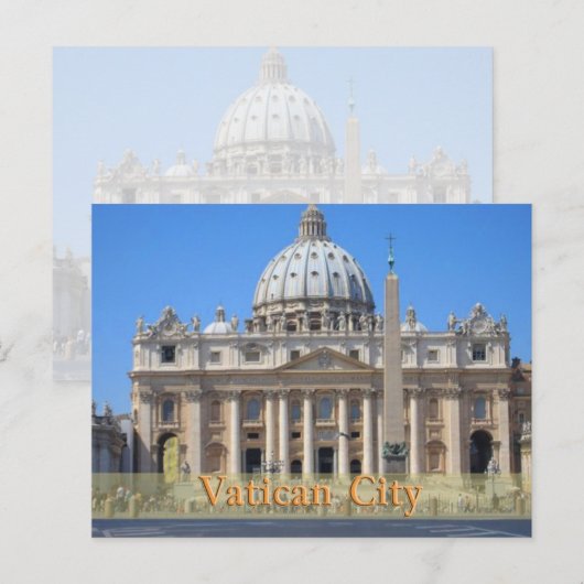 Vaticaanstad Briefkaart (Voorkant / Achterkant)