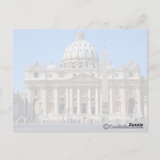 Vaticaanstad Briefkaart (Achterkant)