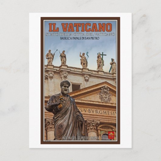 Vaticaanstad Briefkaart (Voorkant)