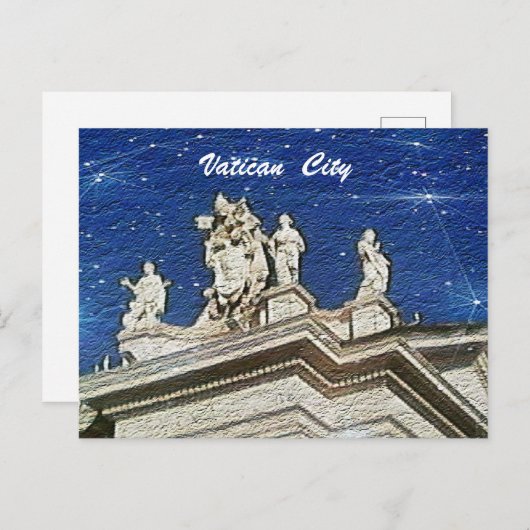 Vaticaanstad briefkaart (Voorkant / Achterkant)