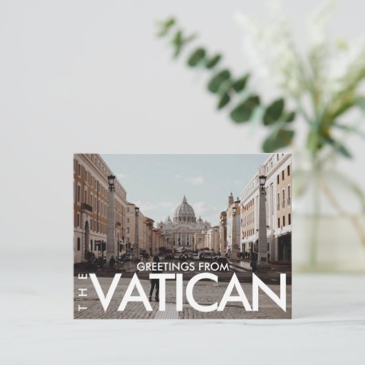 Vaticaanstad Briefkaart (Staand voorkant)