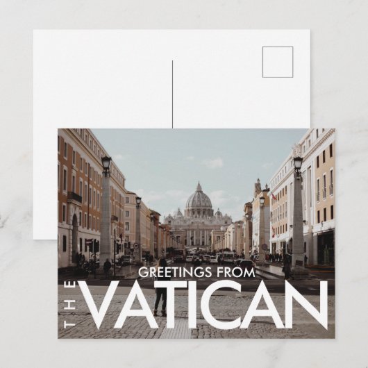 Vaticaanstad Briefkaart (Voorkant / Achterkant)