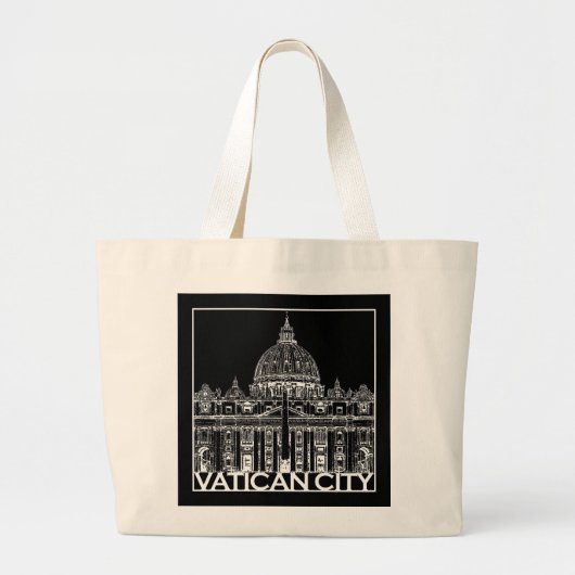 Vaticaanstad Grote Tote Bag (Voorkant)