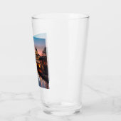 Vaticaanstad in de nacht rooms-katholieke kerk glas (Links)