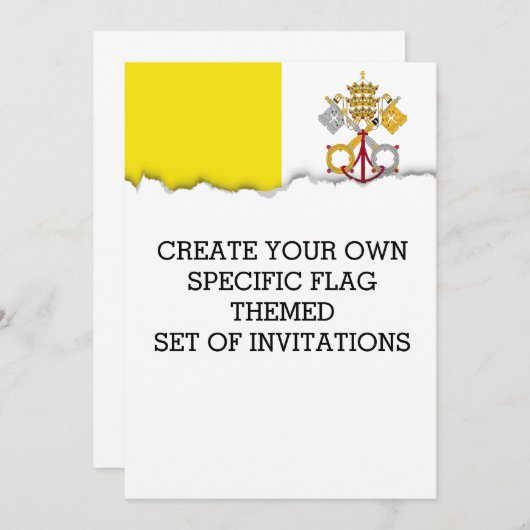 Vaticaanstad Kaart (Voorkant / Achterkant)