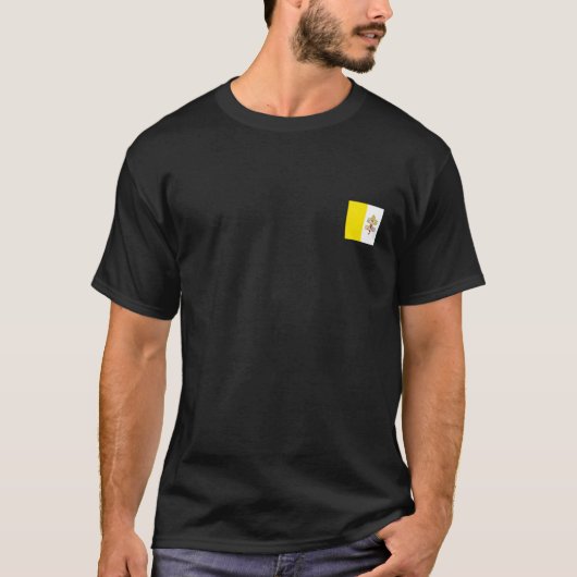 Vaticaanstad Katholieke Pauselijke Staat Gift Mann T-shirt (Voorkant)