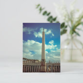 Vaticaanstad kolom briefkaart (Staand voorkant)