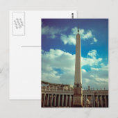 Vaticaanstad kolom briefkaart (Voorkant / Achterkant)