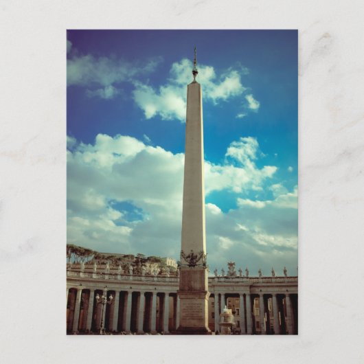 Vaticaanstad kolom briefkaart (Voorkant)