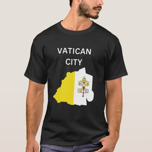 Vaticaanstad ontwerp t-shirt (Voorkant)