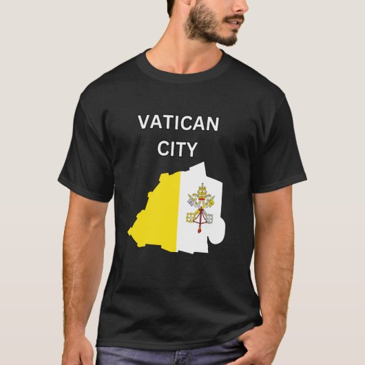 Vaticaanstad Ontwerp T-shirt (Voorkant)