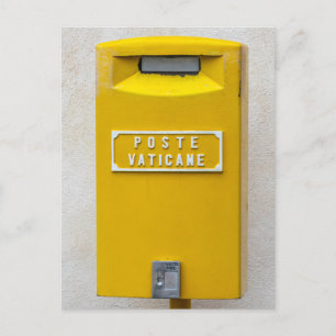 Vaticaanstad postbus uitzicht briefkaart