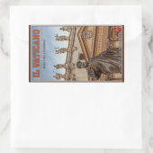 Vaticaanstad Rechthoekige Sticker (Tas)