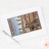 Vaticaanstad Rechthoekige Sticker (Envelop)