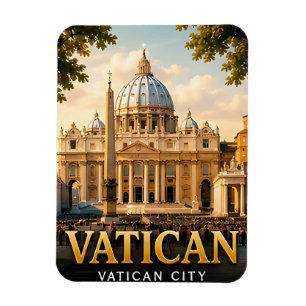 📍 Vaticaanstad Reis Souvenir Voor Rome Reizigers Magneet