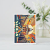Vaticaanstad Reizen artistiek kleurrijk Briefkaart (Staand voorkant)