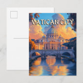  Vaticaanstad Reizen Briefkaart (Voorkant / Achterkant)