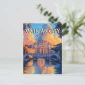  Vaticaanstad Reizen Briefkaart (Staand voorkant)