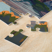 Vaticaanstad Reizen Kunst Vintage Legpuzzel (Zijkant)