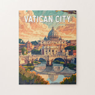 Vaticaanstad Reizen Kunst Vintage Legpuzzel