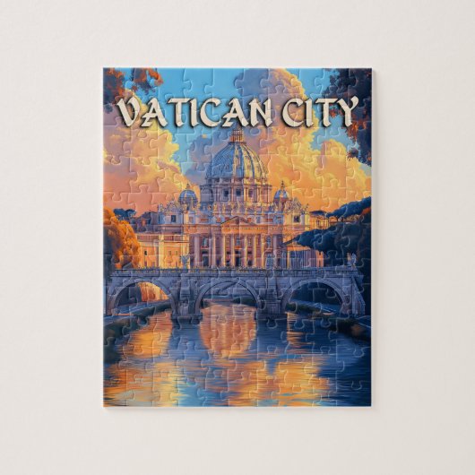 Vaticaanstad Reizen Legpuzzel (Verticaal)