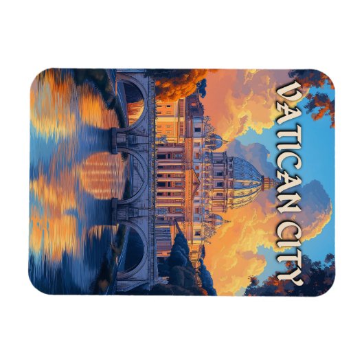  Vaticaanstad Reizen Magneet (Horizontaal)